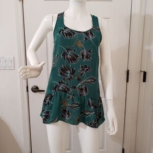 Cabi Floral Sheer Tank Top Size XS